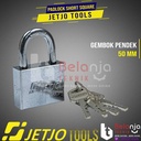 JETJO TOOLS Padlock Short Square 50 MM Gembok Pagar Rumah Pendek 50mm
