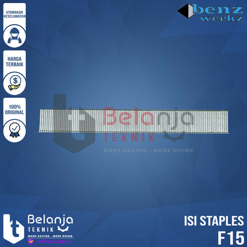 Benz Isi Steples I Paku Tembak F15 Lurus Refill Air Nailer 15 MM F 15