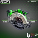 RYUMesin Potong Sirkel RCCS 185 Circular Saw Cordless 20V 7" RCCS185