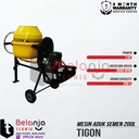 Tigon Mesin Aduk Semen Molen 200 Liter TCM 200 L Bensin 7 HP