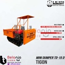 Tigon Mini Dumper Crawler TD 15 D Mesin Hidrolik 1.5 Ton Unit Only