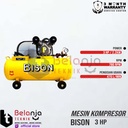 Bison Unloaded Air Compressor 3 HP Mesin Kompresor Udara Body Only 3HP