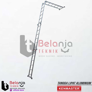 KENMASTER Tangga Lipat Aluminium Multifungsi KM-406 6.8 METER 4X6