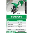 Mahkota Disk Mill MHM9-300 Mesin Giling Tepung MHM 9-300 Unit Only