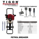 Tigon Jack hammer Petrol Breaker TPB-50G Mesin Bobok Beton Aspal 2 Tak