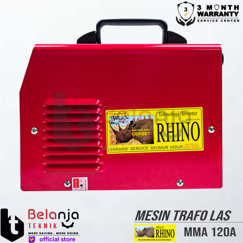 Mesin Travo Las Rhino 120 A 900 Watt Mesin Las Inverter Rhino 120A
