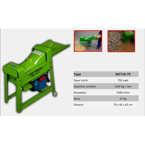 Mahkota Mesin Pemipil Jagung MCT18-75 Perontok Jagung 750 Watt