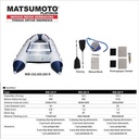 Matsumoto Inflatable Boat MIB 400 Perahu Karet Kapasitas 8 Orang