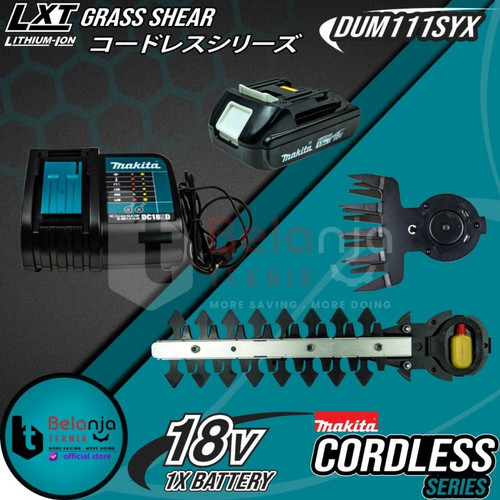 Makita Pemotong Rumput Baterai DUM111SYX 18V Grass Trimmer Shear DUM