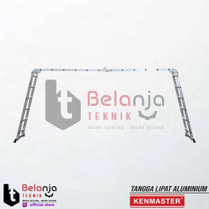 KENMASTER Tangga Lipat Aluminium Multifungsi KM-406 6.8 METER 4X6
