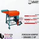 Hinoka Mesin Pencacah Ranting dan Daun Kompos + Dinamo Xinyu 2 HP