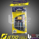 JETJO TOOLS Tap Balik Set 6pcs Pembuka Baut Patah Screw Extractor 6PCS