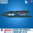 Bosch Mesin Rotary Tool Cordless GRO 12V-35 Charger Battery 12 V 3 AH