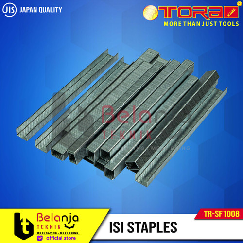 TORA Refill Stapler Paku Tembak 8MM Model U Isi Staples Guntacker 8mm