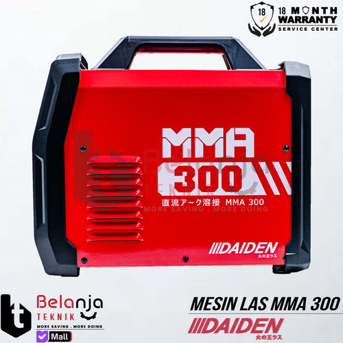 Daiden Welding Machine Mesin Travo Las MMA 300 Trafo Inverter 300A