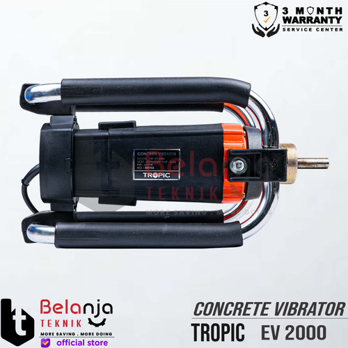TROPIC CONCRETE VIBRATOR ELECTRIC EV 2000 2 HP 1 PHASE MODEL DRAT