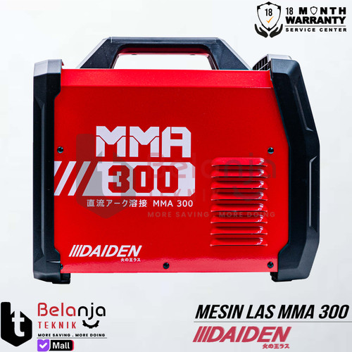 Daiden Welding Machine Mesin Travo Las MMA 300 Trafo Inverter 300A