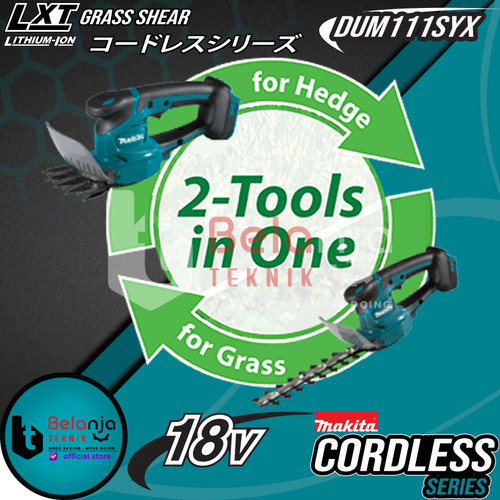 Makita Pemotong Rumput Baterai DUM111SYX 18V Grass Trimmer Shear DUM