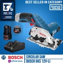 Bosch Mesin Circular Saw Cordless GKS 12V-LI Charger Baterai 12 V 2 AH