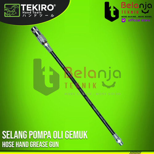 Tekiro Hose Hand Grease Gun Selang Pompa Oli Gemuk Tangan Stempet