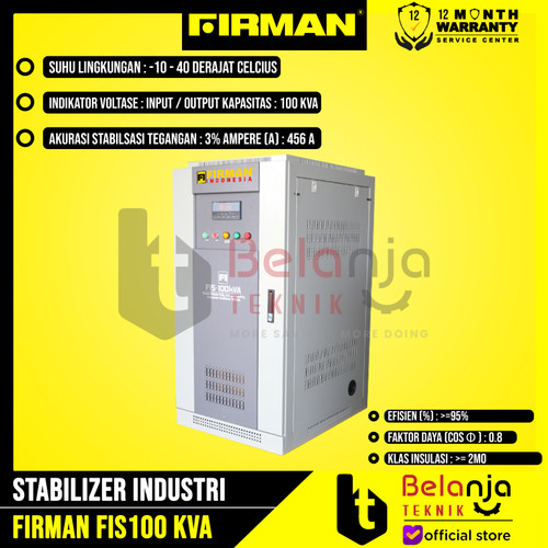 Firman Voltage Stabilizer Industri FIS100KVA 3 Phase FIS 100 KVA