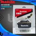 Makita Screwdriver Bit Set 31 Pcs Mata Obeng Mini Hex Shank 1/4 Inch