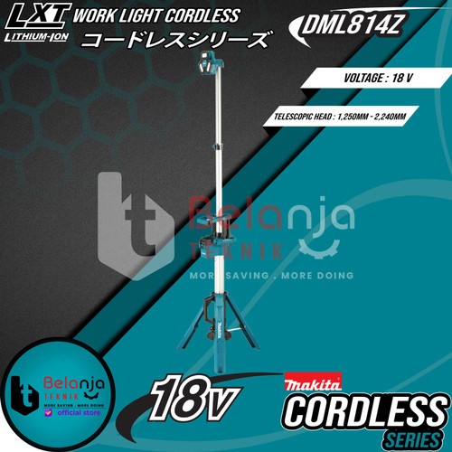 Makita Lampu Penerangan DML814Z Led Tower Area Work Light Cordless 18V