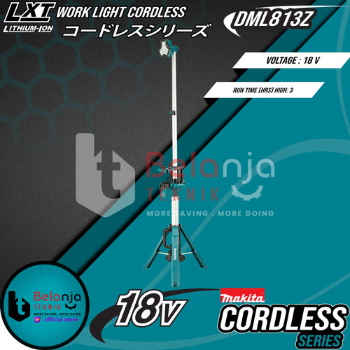 Makita Lampu Penerangan DML813Z Led Tower Area Work Light Cordless 18V
