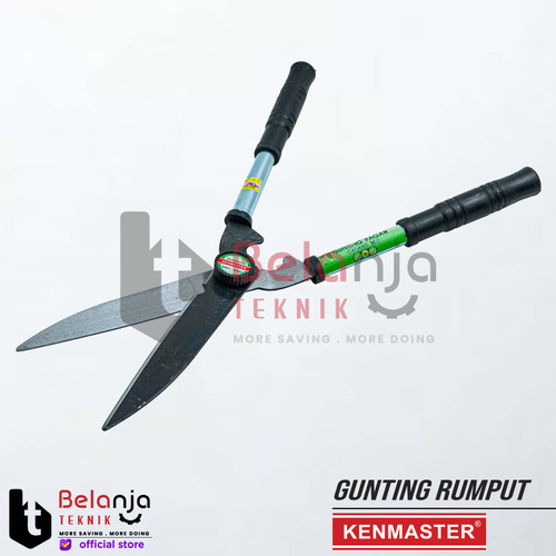 Kenmaster Gunting Rumput Tanaman Gagang Besi Gunting Pagar 2 Tangan