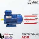 ADK Mesin Penggerak Dinamo Electro Motor 3 HP 3 Phase 4 Pole