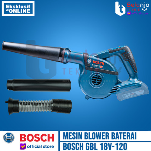 Bosch Mesin Hand Blower Cordless GBL 18V-120 Charger Baterai 18 V 4 Ah