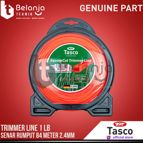 Tasco Trimmer Line 1 LB Tali Senar Mesin Potong Rumput 84 Meter 2.4MM