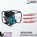 Loncin Mesin Pompa Air Irigasi Alkon High Pressure LC50-14S LC 50 2 In