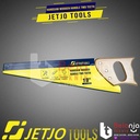 JETJO TOOLS Handsaw Wooden Handle 3 Teeth Gergaji Potong Kayu 18" Inch