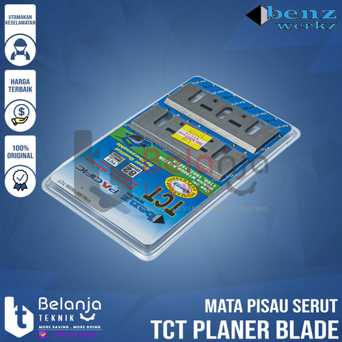 BENZ TCT Planer Blade Makita 82 X 7 Mata Pisau Serut Ketam Sugu Pasah