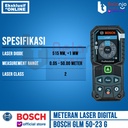 Bosch Meteran Laser Digital Rangefinder GLM 50-23 G 50 Meter Alat Ukur
