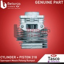 Tasco Cylinder Block Set 318 Blok Mesin Potong Rumput Gendong 2 Tak