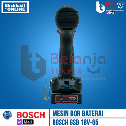 Mesin Bor Tembok Baterai Bosch GSB 18V-65 Hammer Drill Brushless Cordless GSB 18V 65 13MM SET