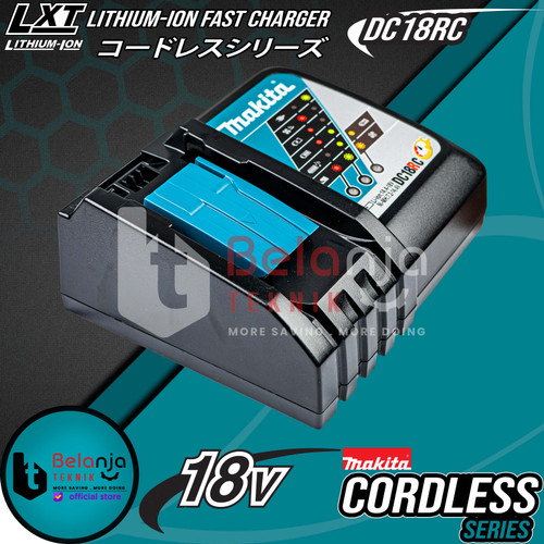 Makita Lithium-Ion Fast Charger DC18RC 18V LXT DC 18 RC With Fan 18 V