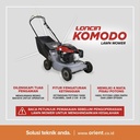 Loncin Lawn Mower Komodo Potong Rumput Dorong 5.5 HP 19 Inch LC1P65FA