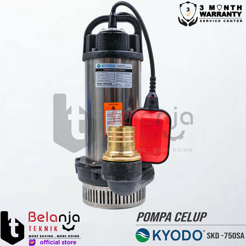 Kyodo Pompa Celup SKD 750 SA 2" Inch 750 Watt Sedot Air Kolam SKD750SA