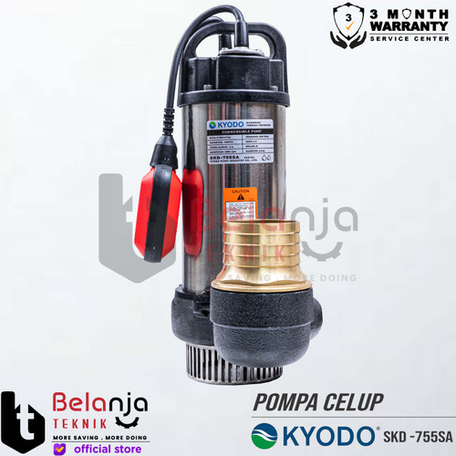 Kyodo Pompa Celup SKD 755 SA 3" Inch 750 Watt Sedot Air Kolam SKD755SA