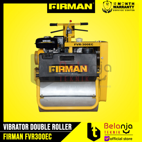 Firman Vibrator Double Roller FVR300EC Mesin Pemadat Tanah Unit Only