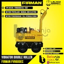 Firman Vibrator Double Roller FVR600EC Mesin Pemadat Tanah + Engine