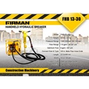Firman Concrete Breaker Hydraulic FHB13-30 Mesin Penghancur Aspal