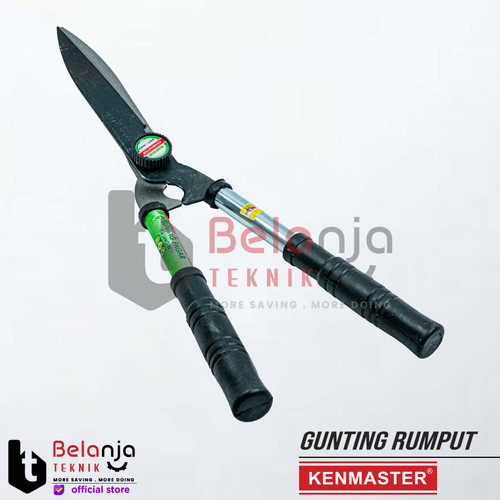 Kenmaster Gunting Rumput Tanaman Gagang Besi Gunting Pagar 2 Tangan