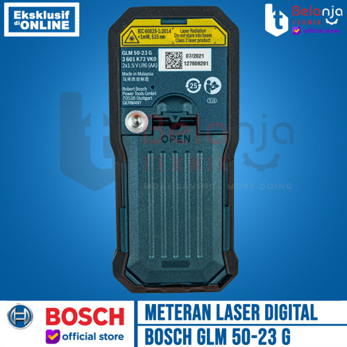 Bosch Meteran Laser Digital Rangefinder GLM 50-23 G 50 Meter Alat Ukur