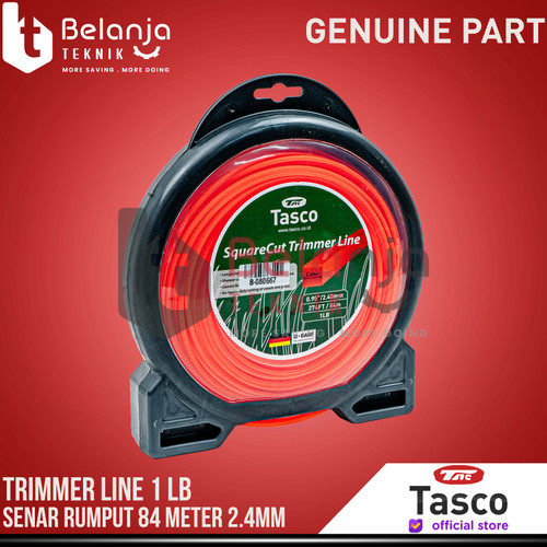 Tasco Trimmer Line 1 LB Tali Senar Mesin Potong Rumput 84 Meter 2.4MM