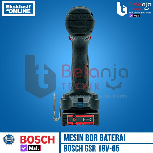 Mesin Bor Impact Baterai Bosch GSR 18V-65 Drill Driver Brushless Cordless GSR 18V 65 13MM SET
