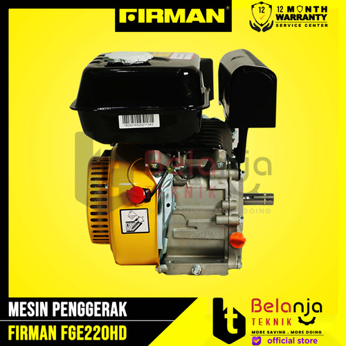 Firman Mesin Penggerak Serbaguna Bensin FGE 220 HD 7.5HP Engine